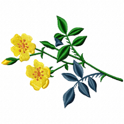 Flowers And Tree Embroidery Design 10 Flowers And Tree Embroidery Design 10